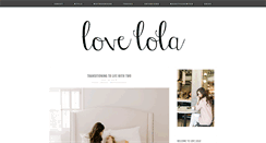 Desktop Screenshot of lovelolablog.com